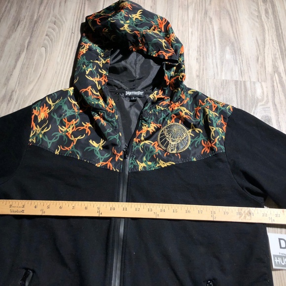 Jagermeister German Liquor Full Zip Hoodie Large L - Picture 2 of 8